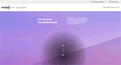 Desktop Screenshot of annualreportschiphol.com