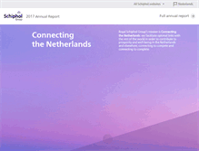 Tablet Screenshot of annualreportschiphol.com